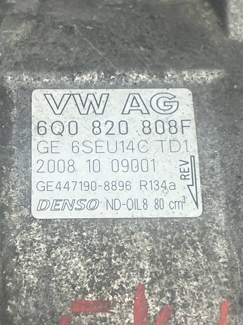 Skoda Fabia 2 (2007-2015) для Компрессор кондиционера Skoda Fabia 2 (2007-2015) для Компрессор кондиционера