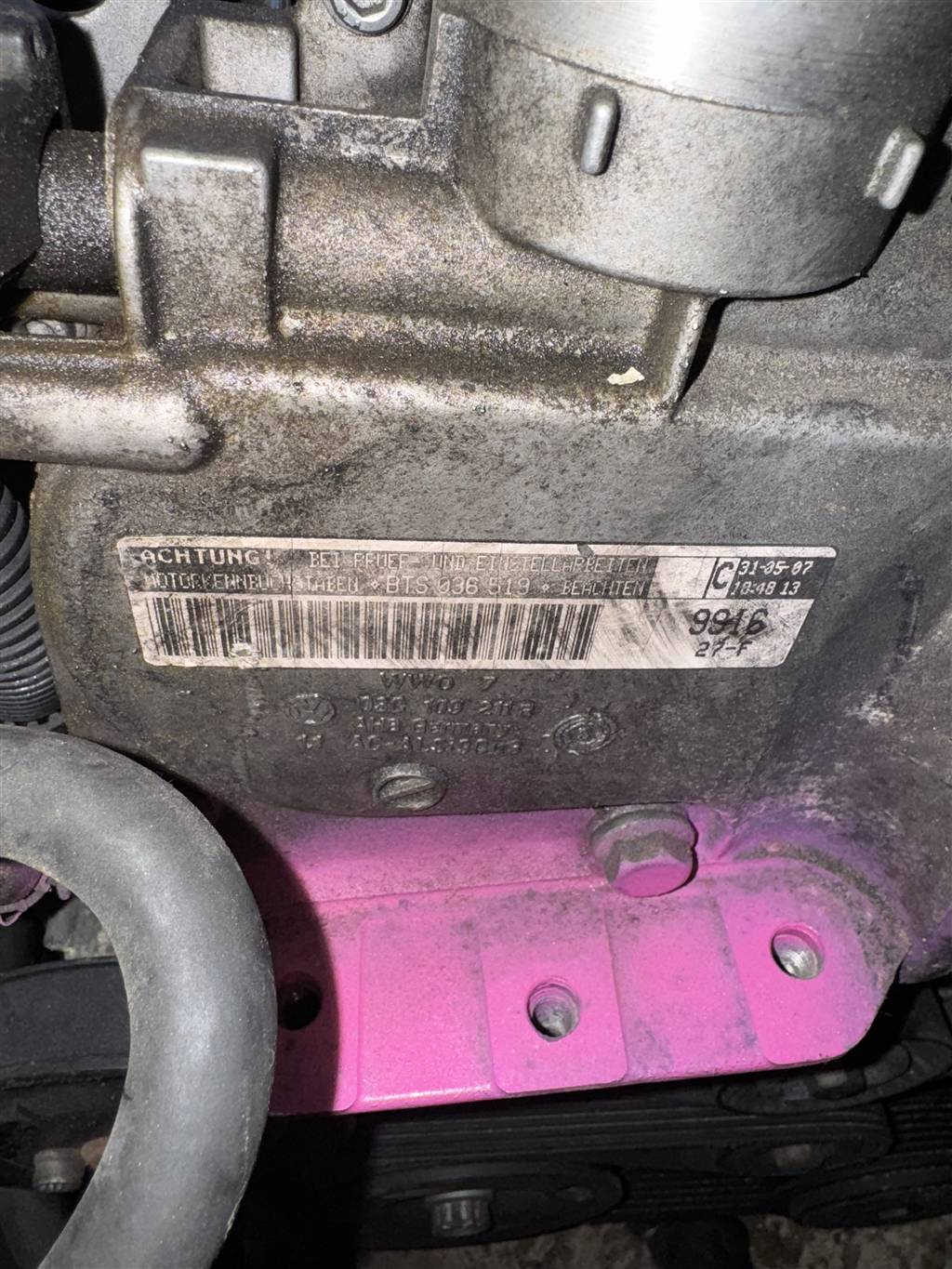 Skoda Fabia 2 (2007-2015) для Двигатель с навесным BTS 1.6 (из Японии) Skoda Fabia 2 (2007-2015) для Двигатель с навесным BTS 1.6 (из Японии)