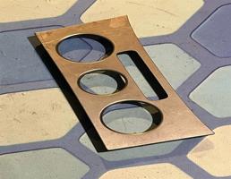 Накладка декоративная на торпедо для VW Passat B6 (2005-2010)  запчасти бу